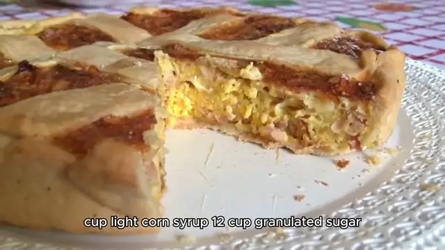 Video thumbnail for easy pecan pie recipe