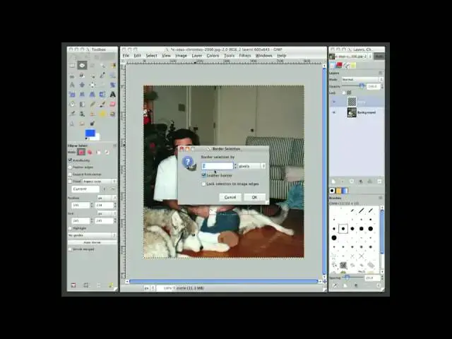 Video thumbnail for How to Draw a Hollow Circle with Gimp