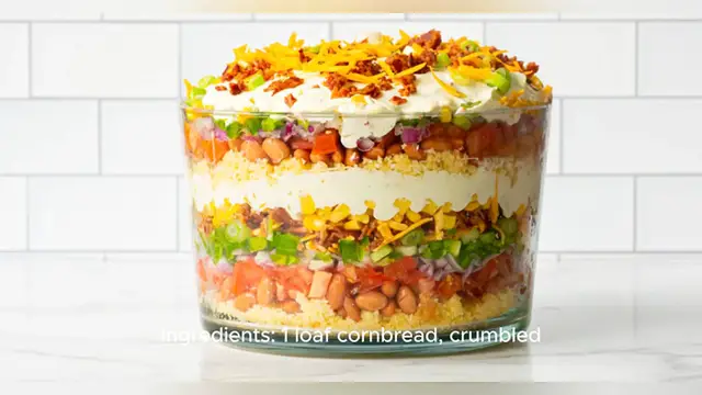 Video thumbnail for cornbread salad recipe