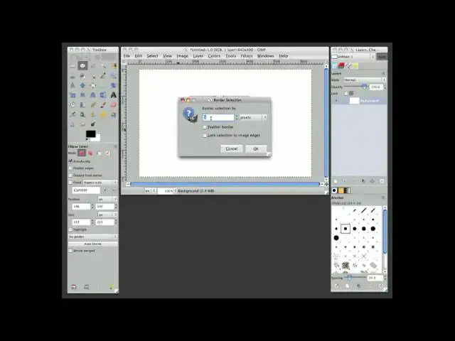 Video thumbnail for How to draw circles with Gimp