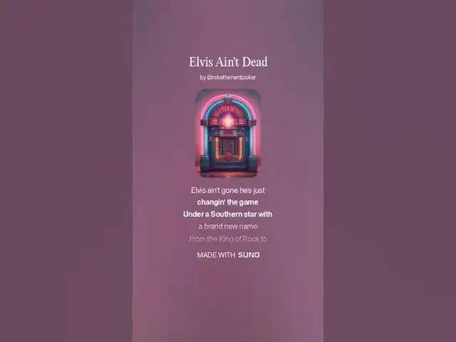 'Video thumbnail for Elvis Ain't Dead'