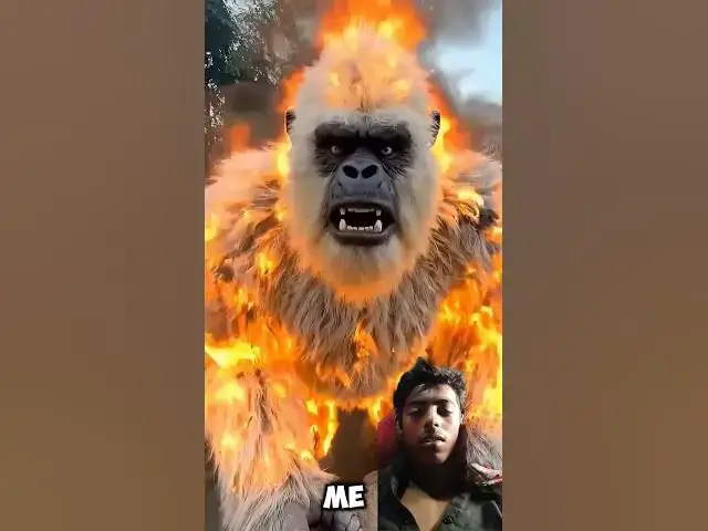 Video thumbnail for This alien is doing wrong with yeti 😱😱 #shorts