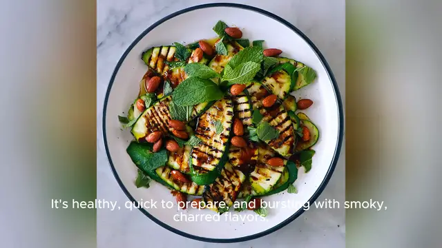 Video thumbnail for grilled zucchini recipe