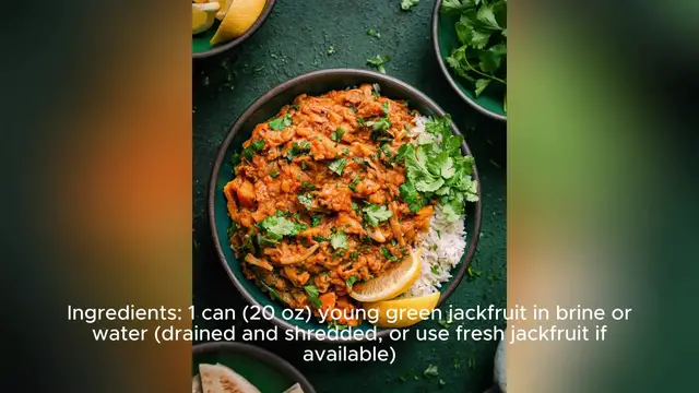 Video thumbnail for jackfruit recipe