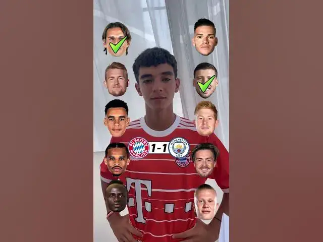 Video thumbnail for Bayern Munich vs Manchester City #football #footballshorts #challenge #bayern #manchestercity