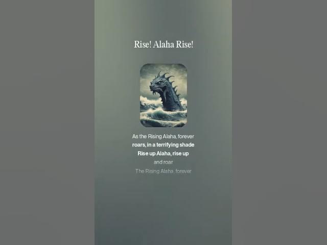 Video thumbnail for Rise! Alaha Rise!