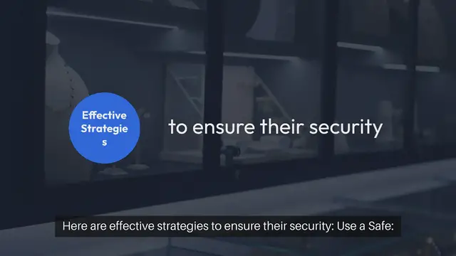 'Video thumbnail for Safe Storage for Jewelry and Valuables'