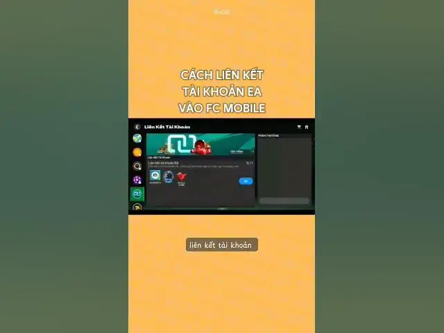 Video thumbnail for Liên kết tài khoản vào EA FC Mobile để nhận quà hấp dẫn từ EA #dhlcgd #thanhcongnghe #gaming