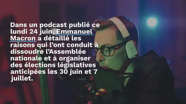 Video thumbnail for Dissolution de l’Assemblée : Macron s’adresse aux Français et explique sa décision