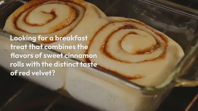 Video thumbnail for Red Velvet Cinnamon Rolls Recipe