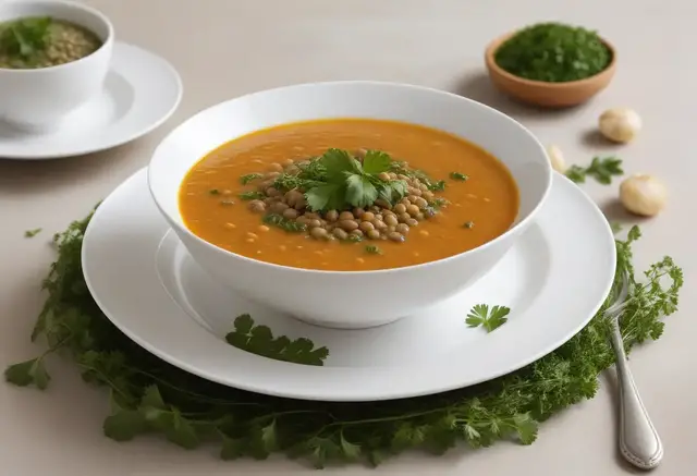 Video thumbnail for Organic Lentil Soup Recipe