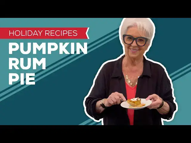 Video thumbnail for Holiday Cooking & Baking Recipes: Pumpkin Rum Pie Recipe | Thanksgiving Dessert Ideas