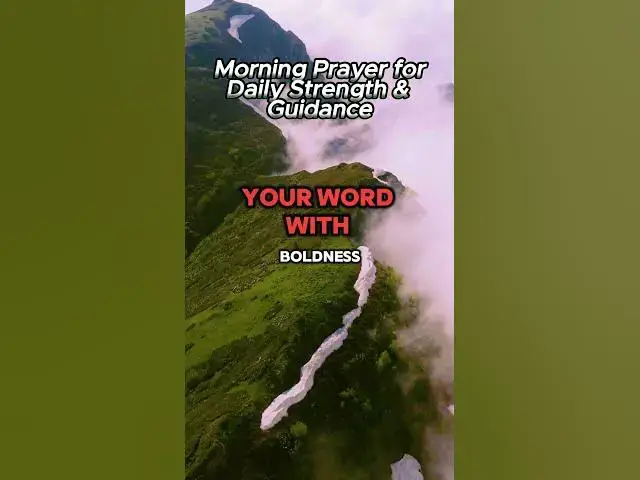 Video thumbnail for Bold Witness  - Christian Morning Prayer #morningprayerbeforeyoustartyourday