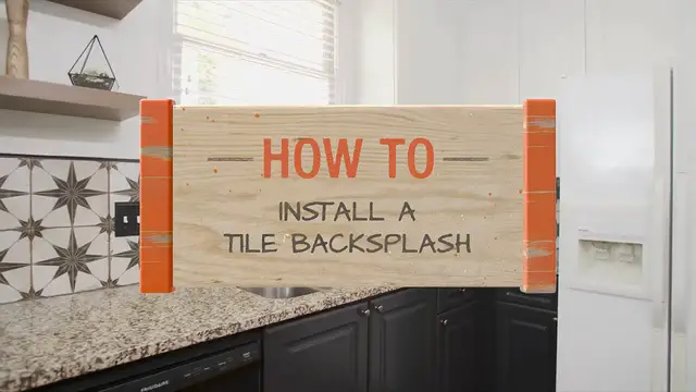 Video thumbnail for How to Install a Tile Backsplash