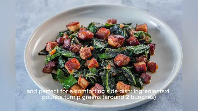 Video thumbnail for turnip greens recipe
