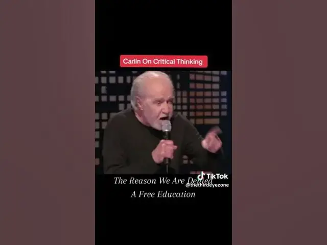 Video thumbnail for George Carlin on Critical Thinking
