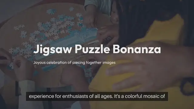 Video thumbnail for Jigsaw Puzzle Bonanza