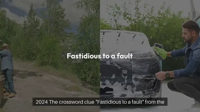 Video thumbnail for Fastidious to a fault NYT Crossword Clue
