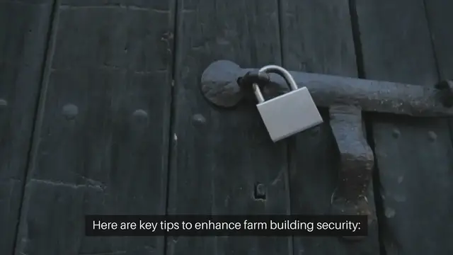 Video thumbnail for Home Security Tips For Farm Buildings