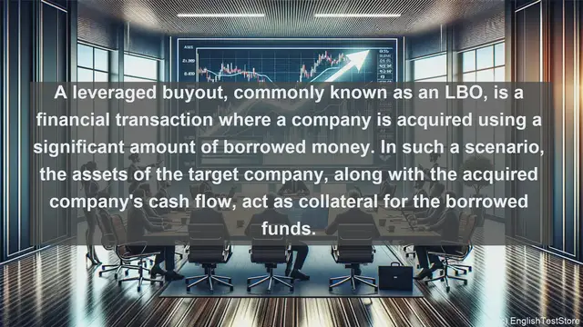 Video thumbnail for "A leveraged buyout" in economics and finance