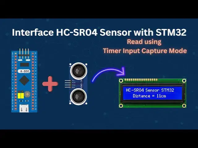 Video thumbnail for Interface HC-SR04 Ultrasonic Sensor with STM32 | Input Capture Tutorial