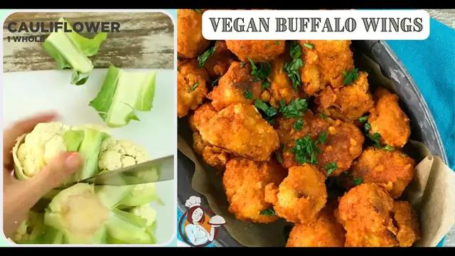 Video thumbnail for Vegan Buffalo Wings