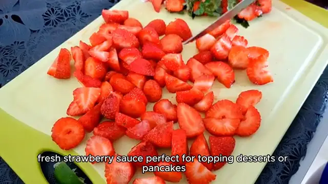 Video thumbnail for strawberry sauce recipe
