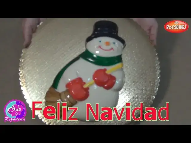 'Video thumbnail for Gelatina Tres Leches - Postre Navideño con forma de Muñeco de Nieve│Club de Repostería'