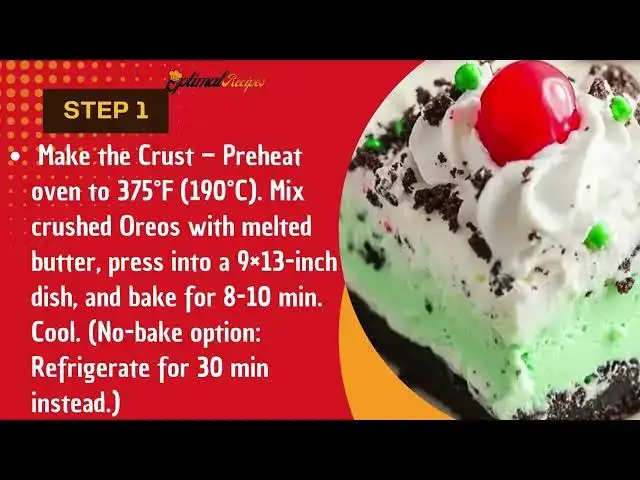 Video thumbnail for Easy Shamrock Lasagna Recipe – Best St. Patrick’s Day Dessert! 🍀