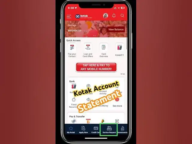 Video thumbnail for Kotak Account Download #kotakcreditcard #kotak #statement #हिंदी