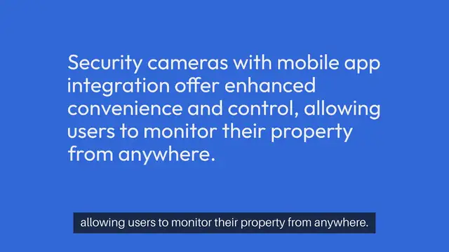 'Video thumbnail for Top Security Cameras with Mobile App Integration'