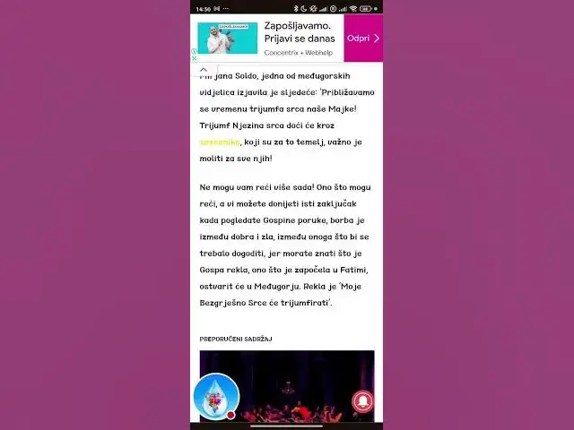 Video thumbnail for IZ MEĐUGORJA STIŽE UPOZORENJE