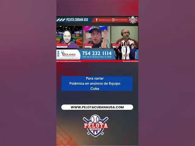 Video thumbnail for Para variar Polémica en anúncio de Equipo Cuba