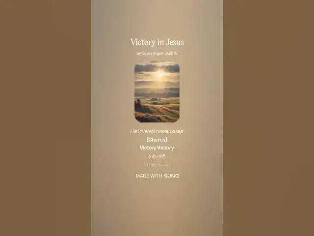 Video thumbnail for Victory in Jesus