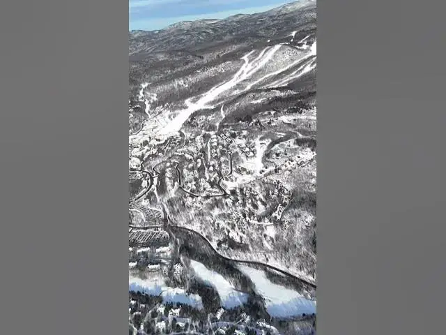 Video thumbnail for Helicopter Ride Over Mont-Tremblant 🚁❄️