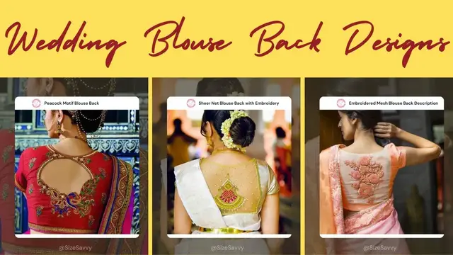 Video thumbnail for Top 10 Latest Wedding Blouse Back Designs | New Wedding Blouse Back Designs #WeddingBlouseBackDesign