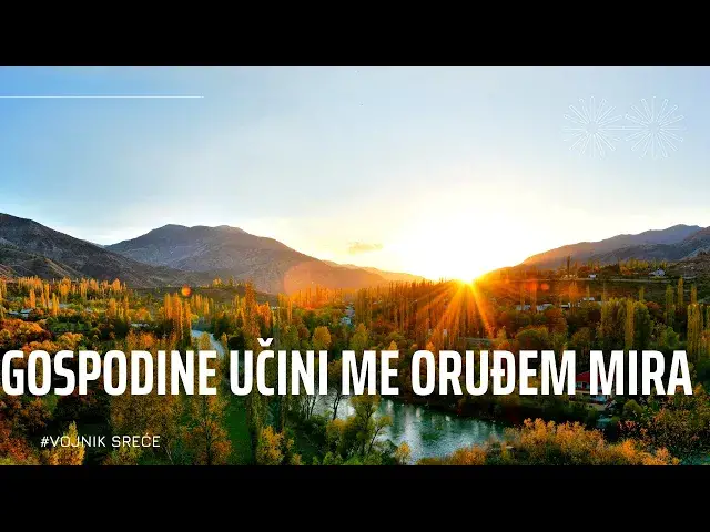 Video thumbnail for GOSPODINE UČINI ME ORUĐEM MIRA