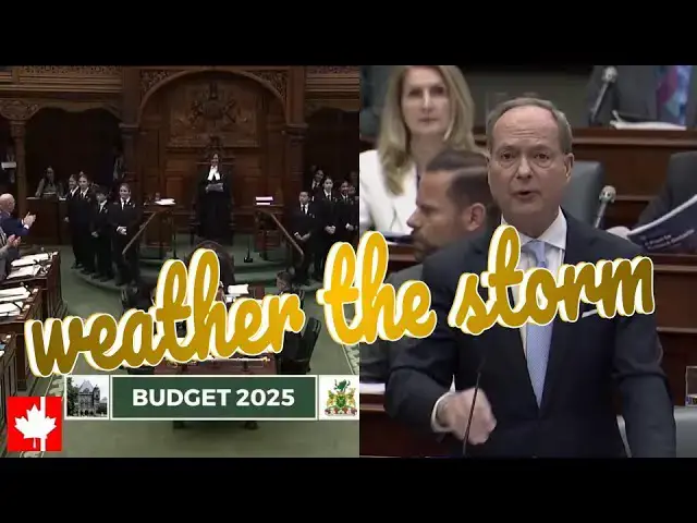 'Video thumbnail for Ontario 2025 Budget includes real measures with tangible support to weather the tariff storm'