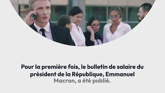 Video thumbnail for En photo, le bulletin de salaire d’Emmanuel Macron !