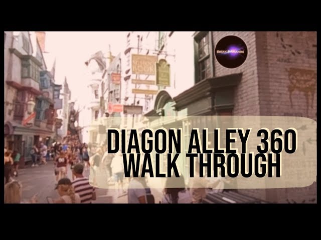 Video thumbnail for Diagon Alley - 360 Walk through