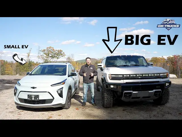 Video thumbnail for HUMMER vs BOLT - Small EV Versus BIG EV