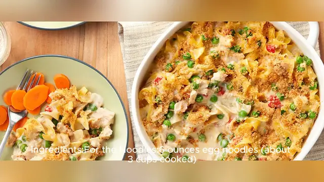 Video thumbnail for tuna noodle casserole recipe