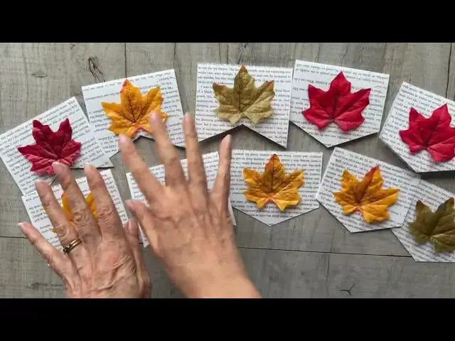 Video thumbnail for DIY Autumn Garland: Turn Old Book Pages into Home Decor 🍂