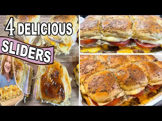 Video thumbnail for 4 DELICIOUS SLIDERS Recipes Perfect for Appetizers, Game Day, or Anytime