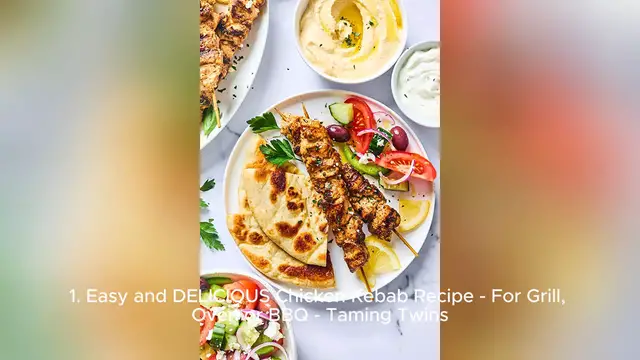 Video thumbnail for chicken kebab recipe