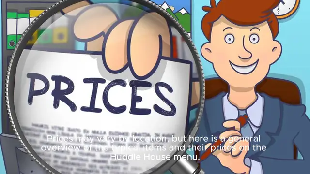 Video thumbnail for huddle house menu Price