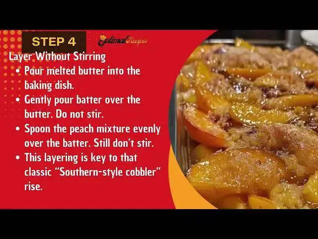 Video thumbnail for Old-Fashioned Peach Cobbler Recipe | Easy Homemade Dessert