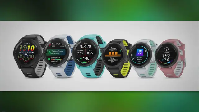 Video thumbnail for Garmin AMOLED fitness watches