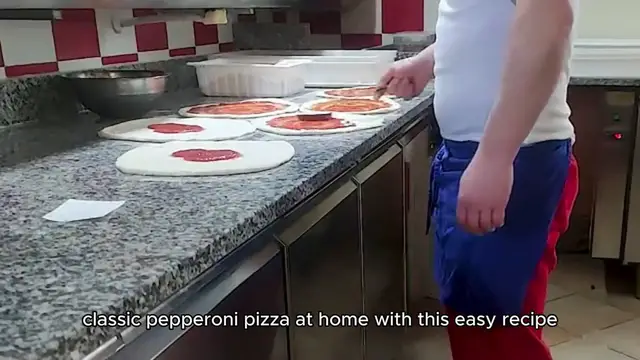 Video thumbnail for pepperoni pizza recipe
