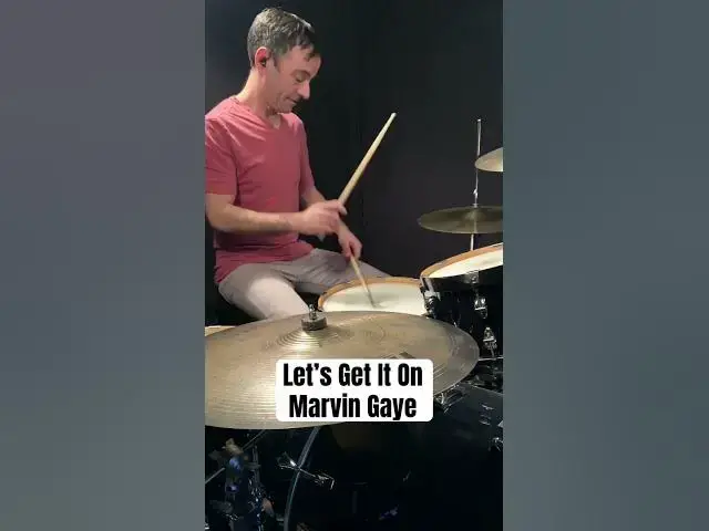 'Video thumbnail for “Let’s Get It On” - Marvin Gaye | Drum Cover | Drum Lessons | R&B Soul Songs On Drums'